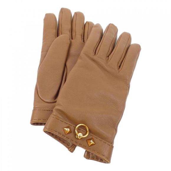 HERMES Brown Love Gloves - Picture 1 of 4
